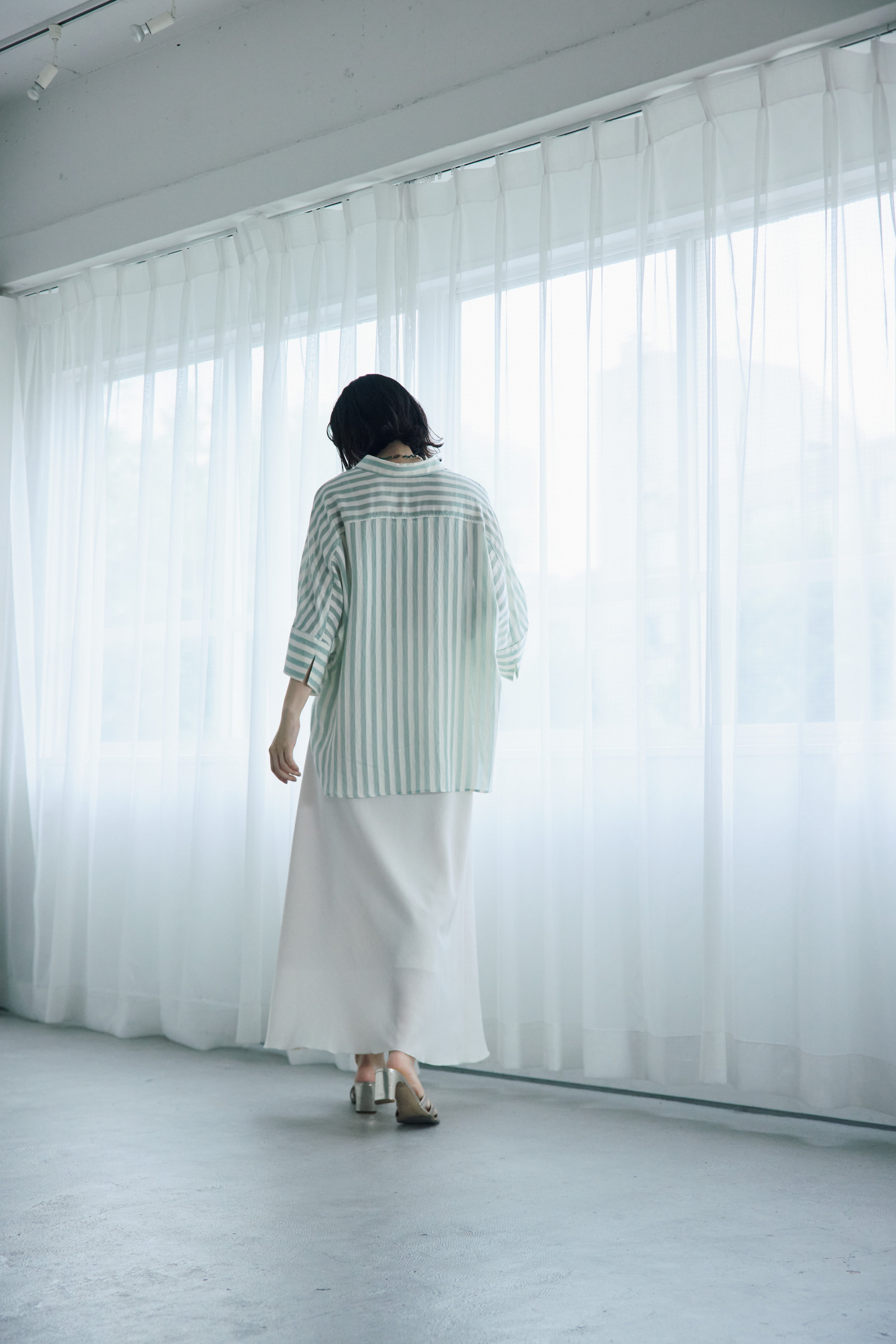 Karami Mesh Bias Skirt