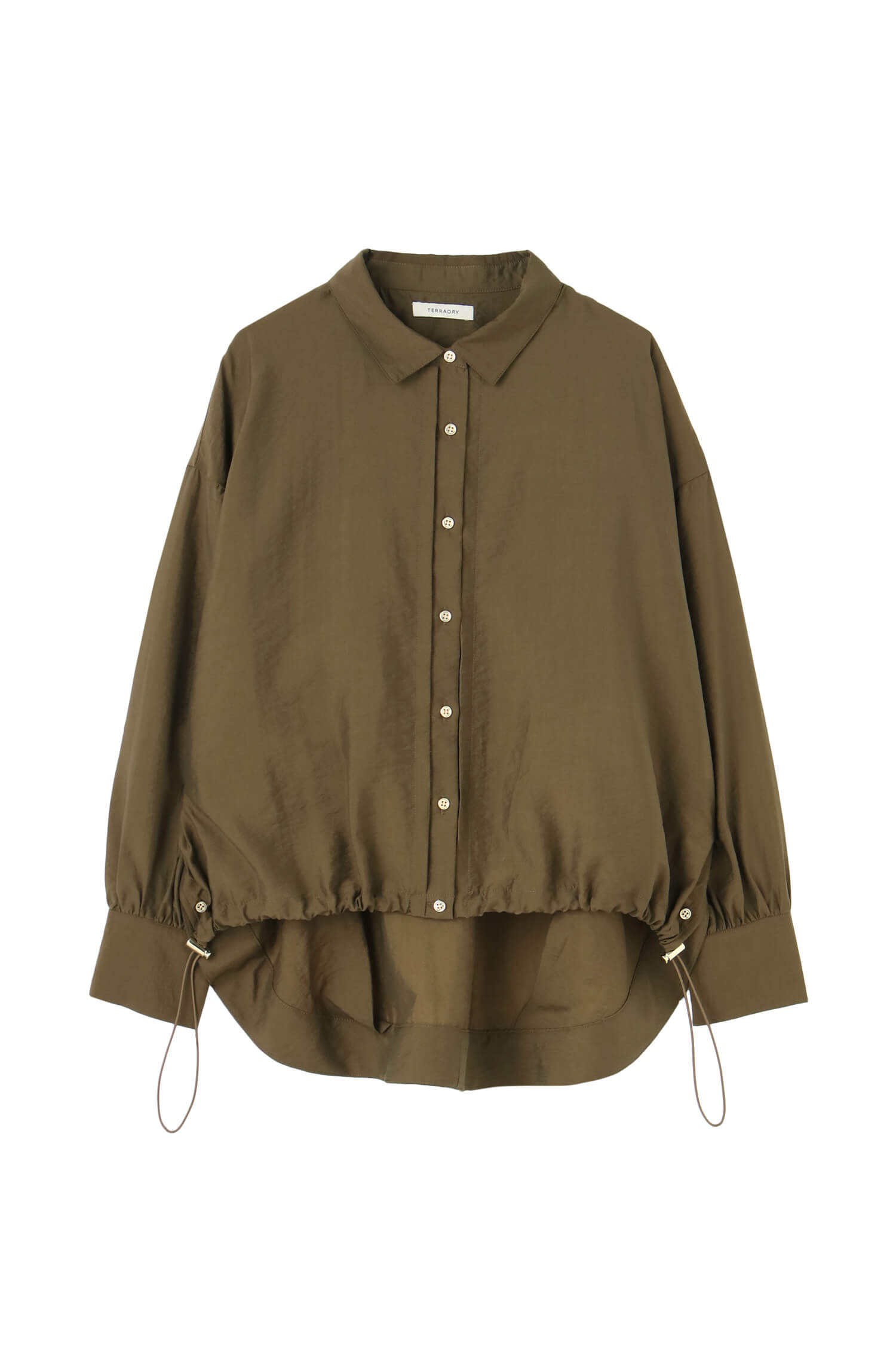 Sheer Collar Spindle Shirt