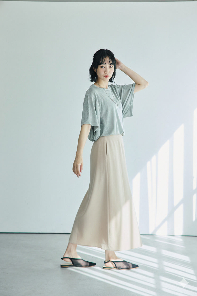 Double Box Tuck Tight Skirt