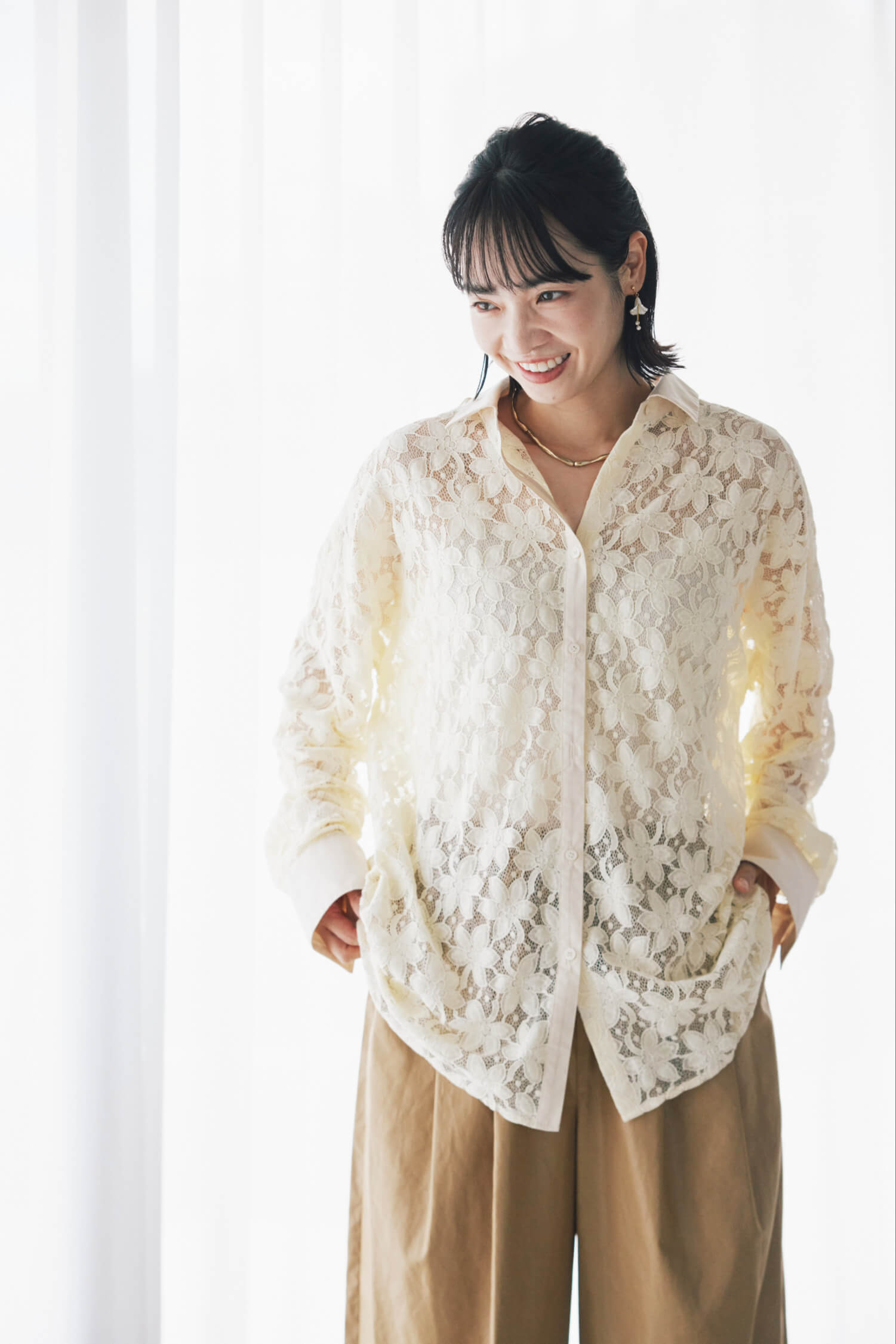 Lace Big Shirt