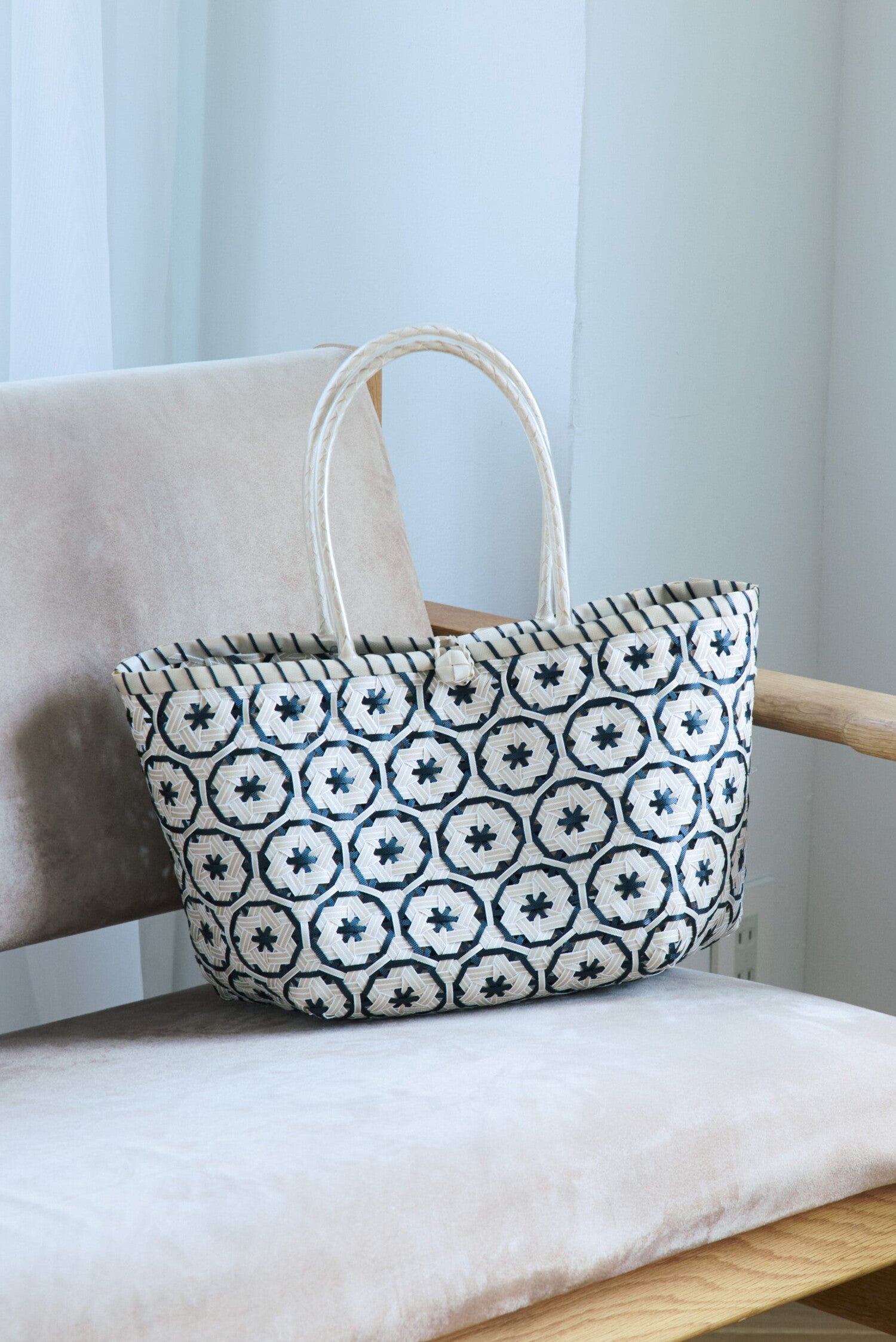 Flower Pattern Market Bag