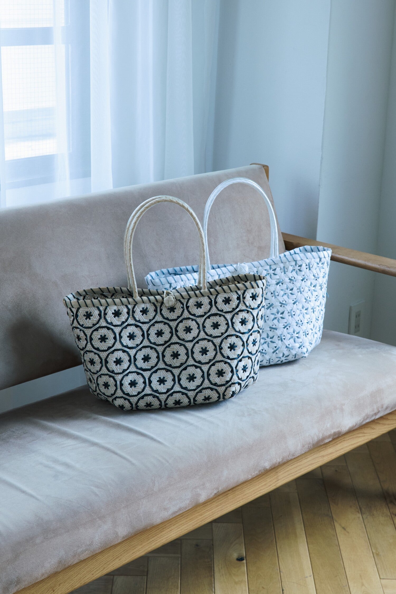 Flower Pattern Market Bag