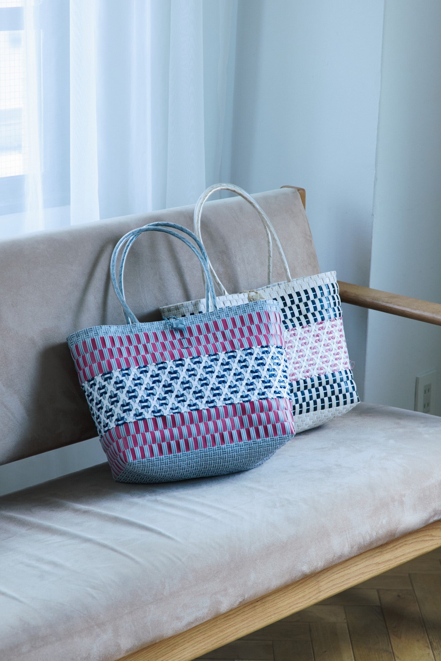 Mixed Color Market Bag