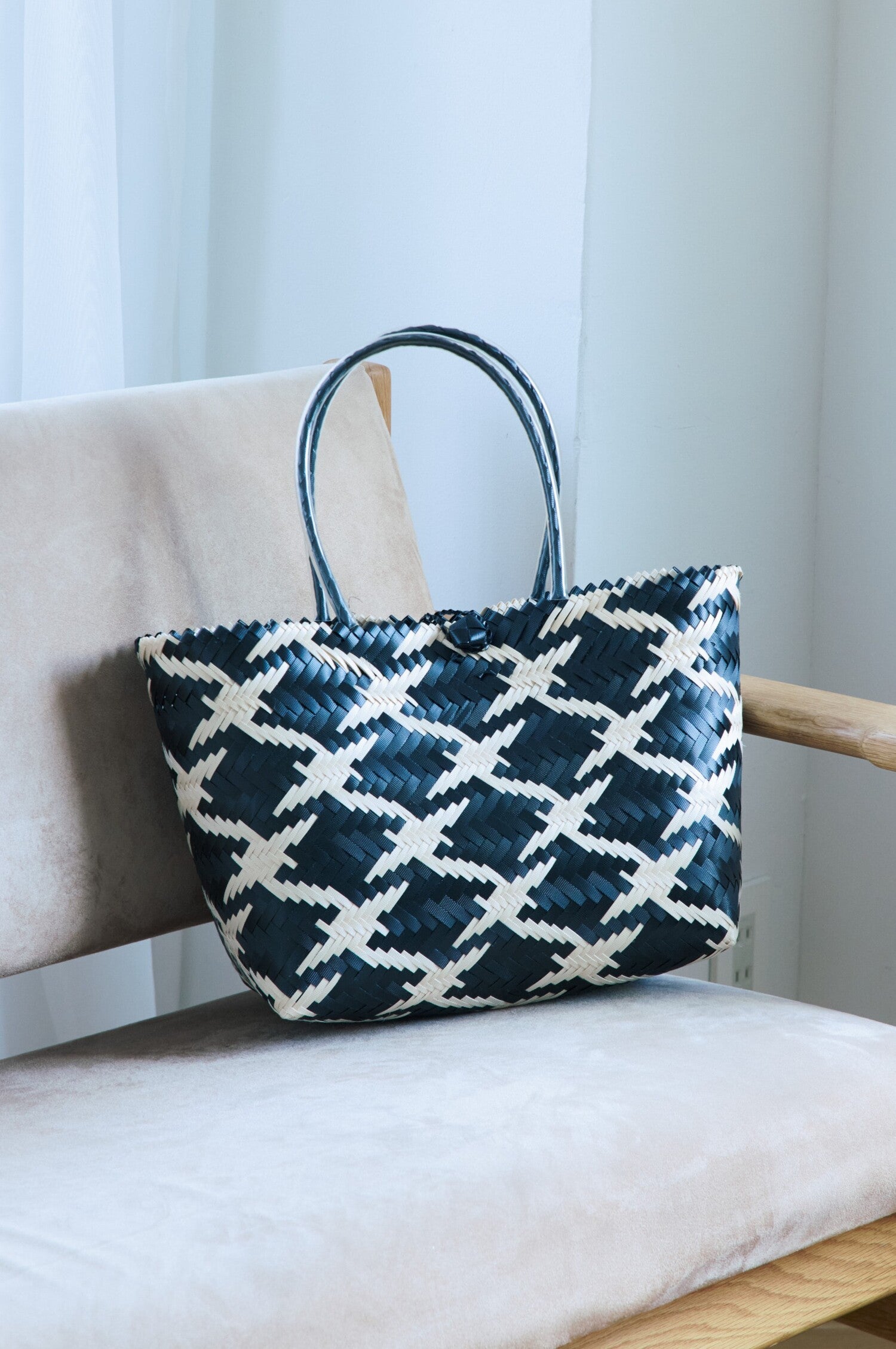 Diamond Pattern Market Bag