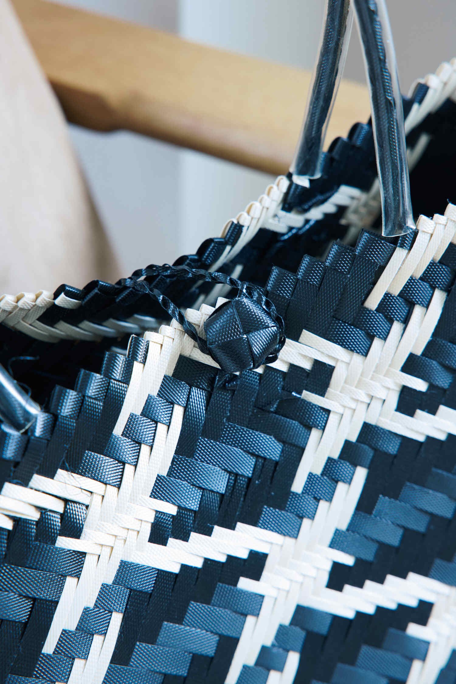 Diamond Pattern Market Bag