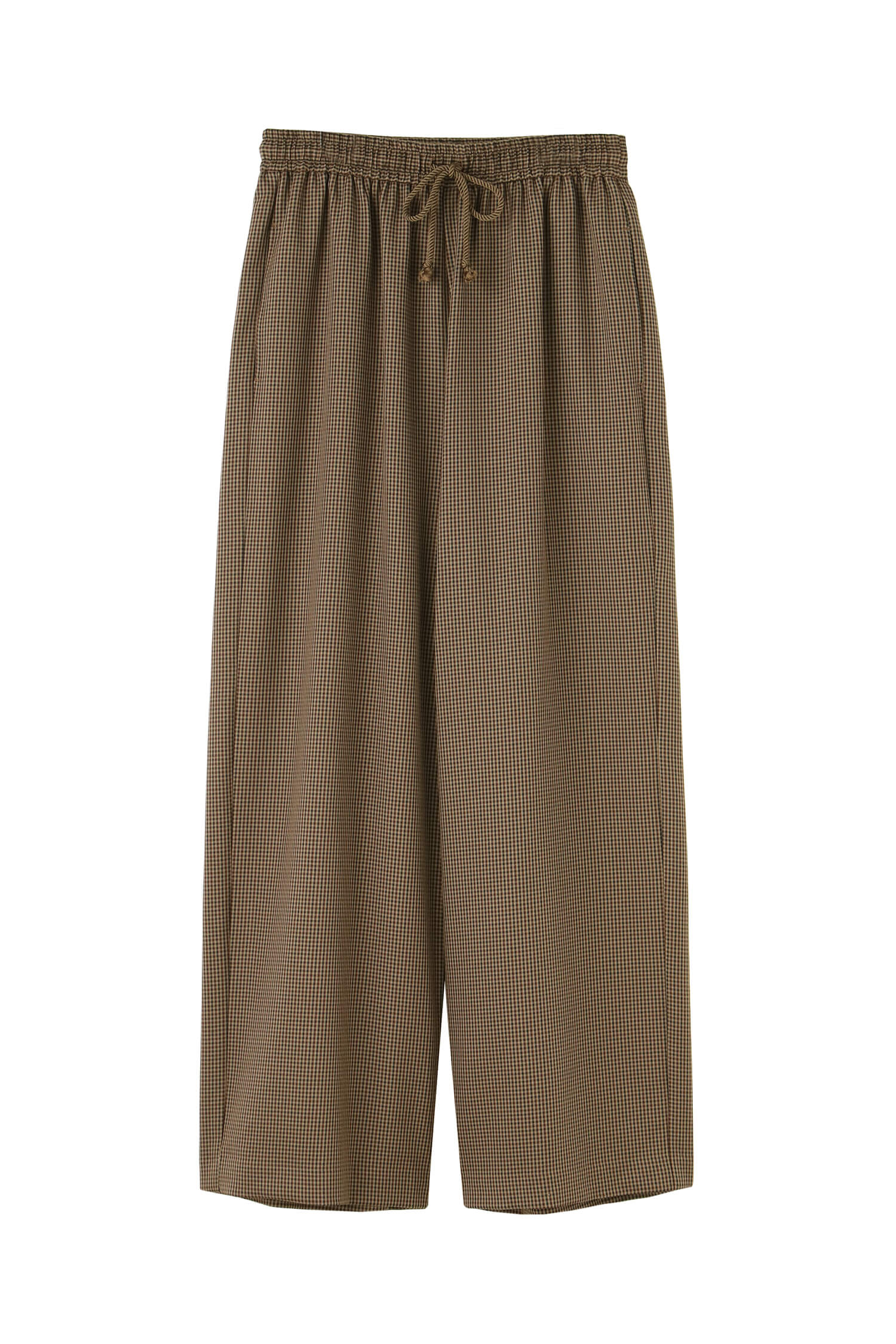 Ganglarb Checked Drawstring Pants
