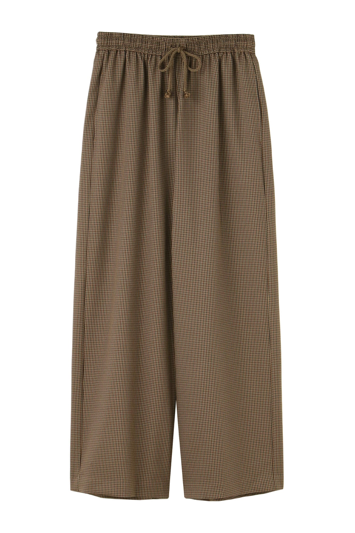 Ganglarb Checked Drawstring Pants