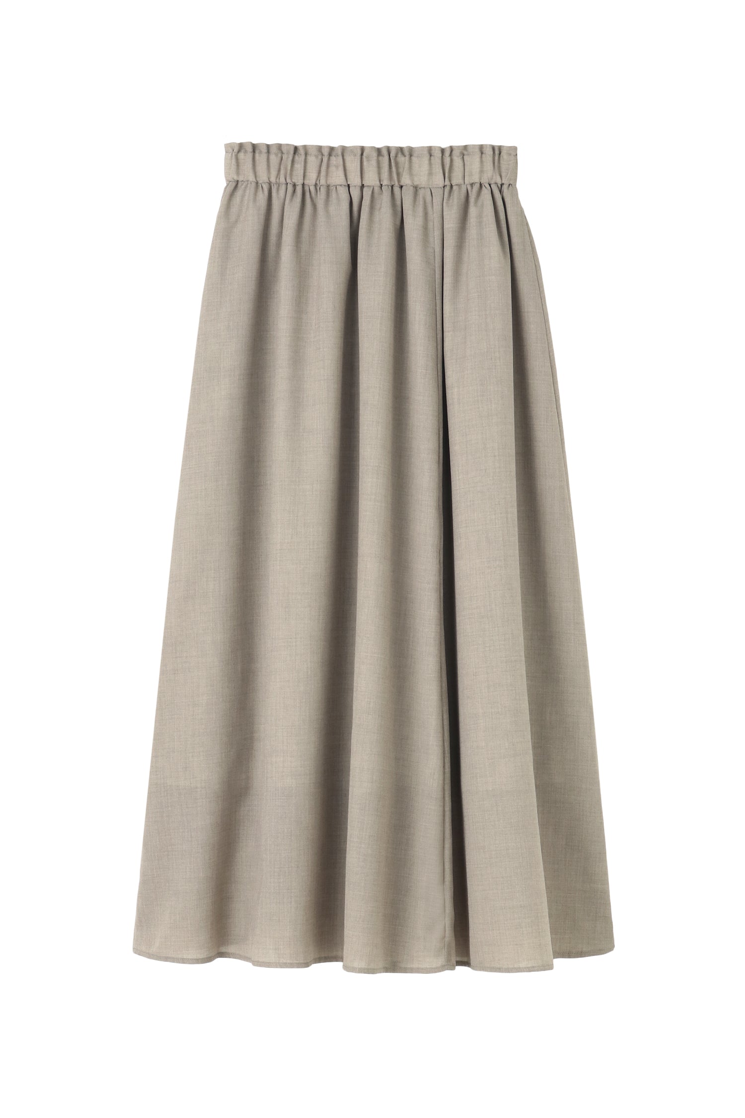 Fine Wool Gathered Skirt