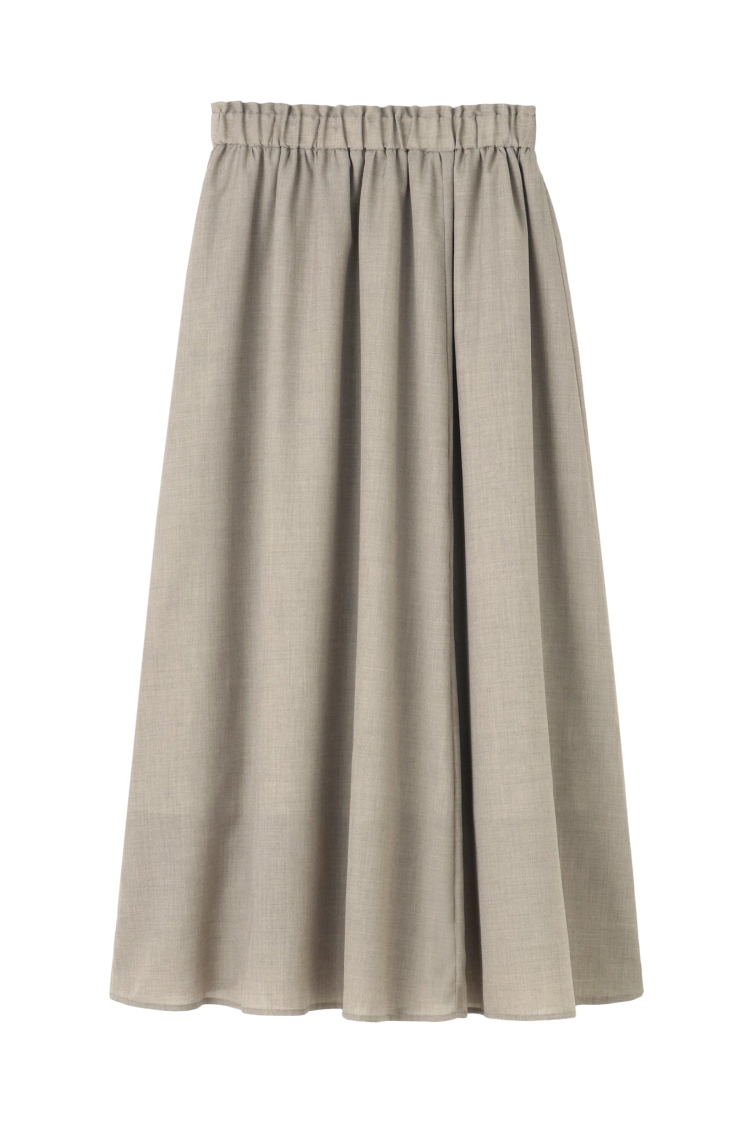 Fine Wool Gathered Skirt