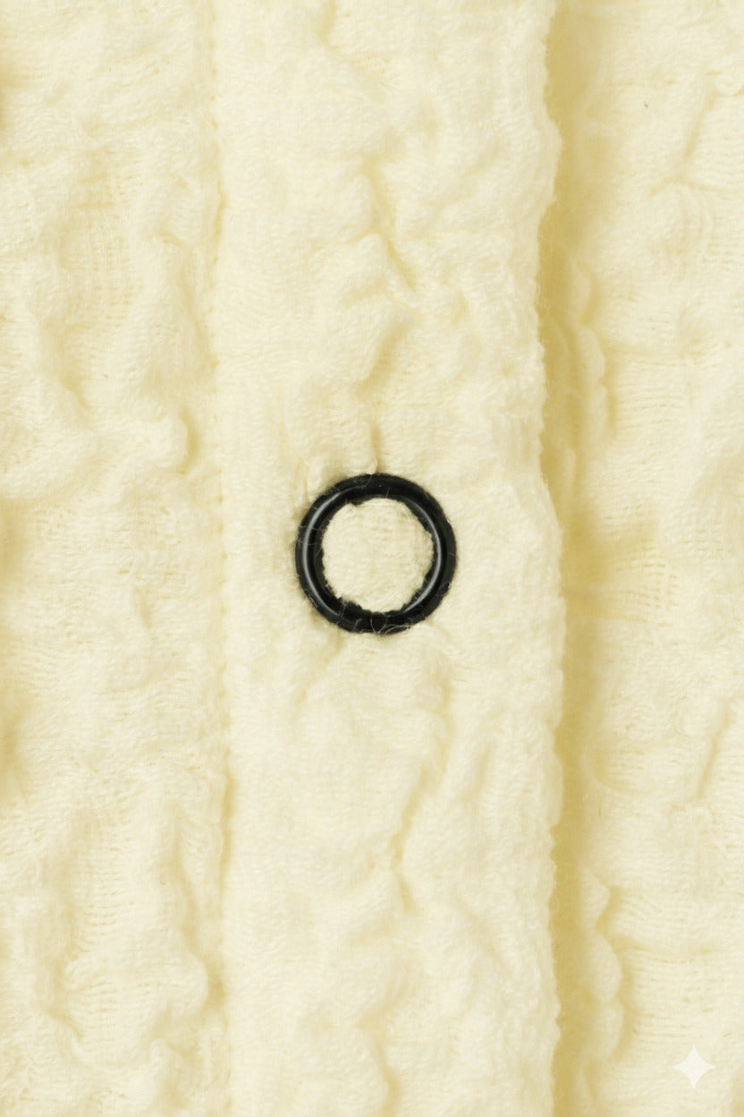 Crinkle Fabric Pullover