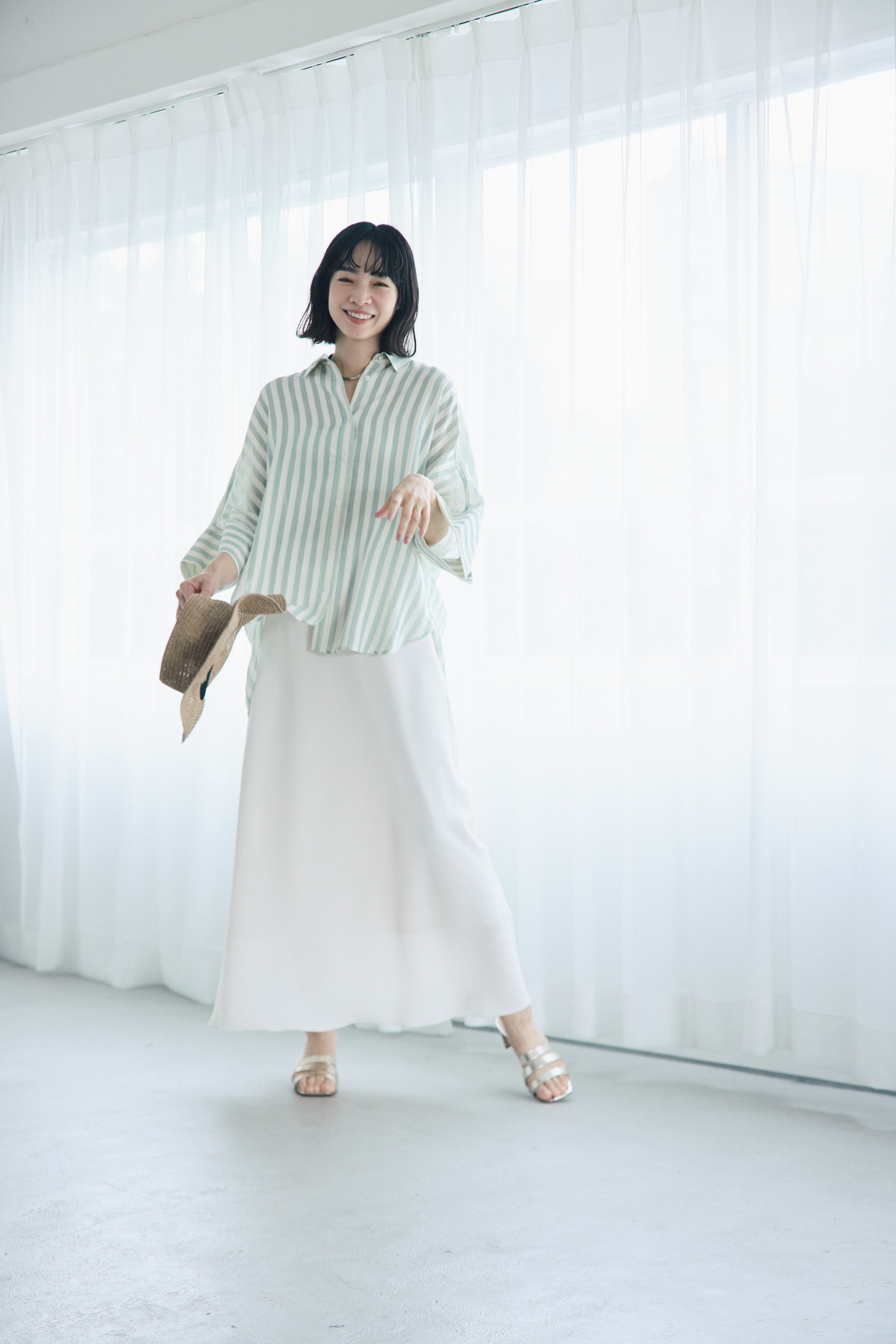 Karami Mesh Bias Skirt