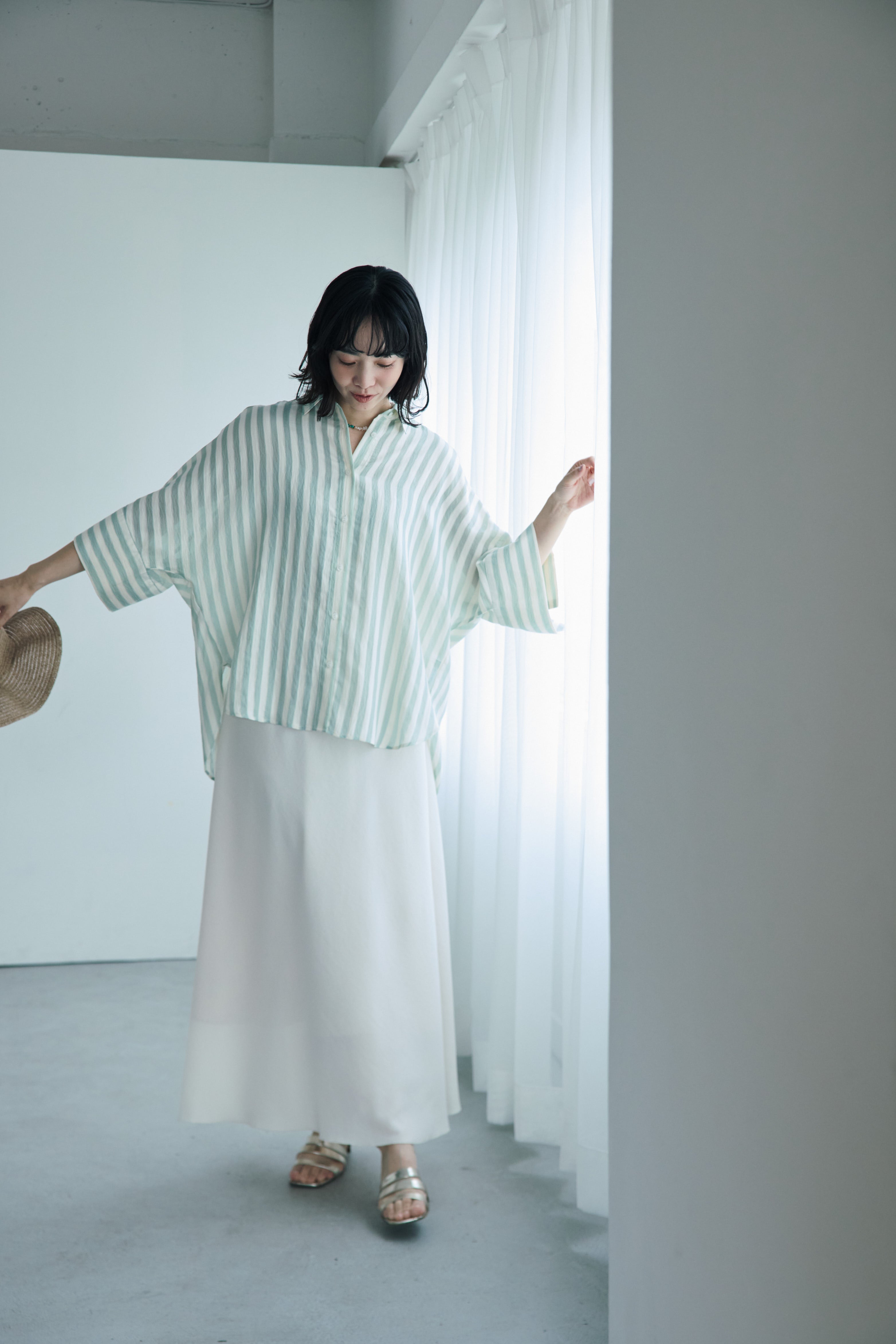 Karami Mesh Bias Skirt