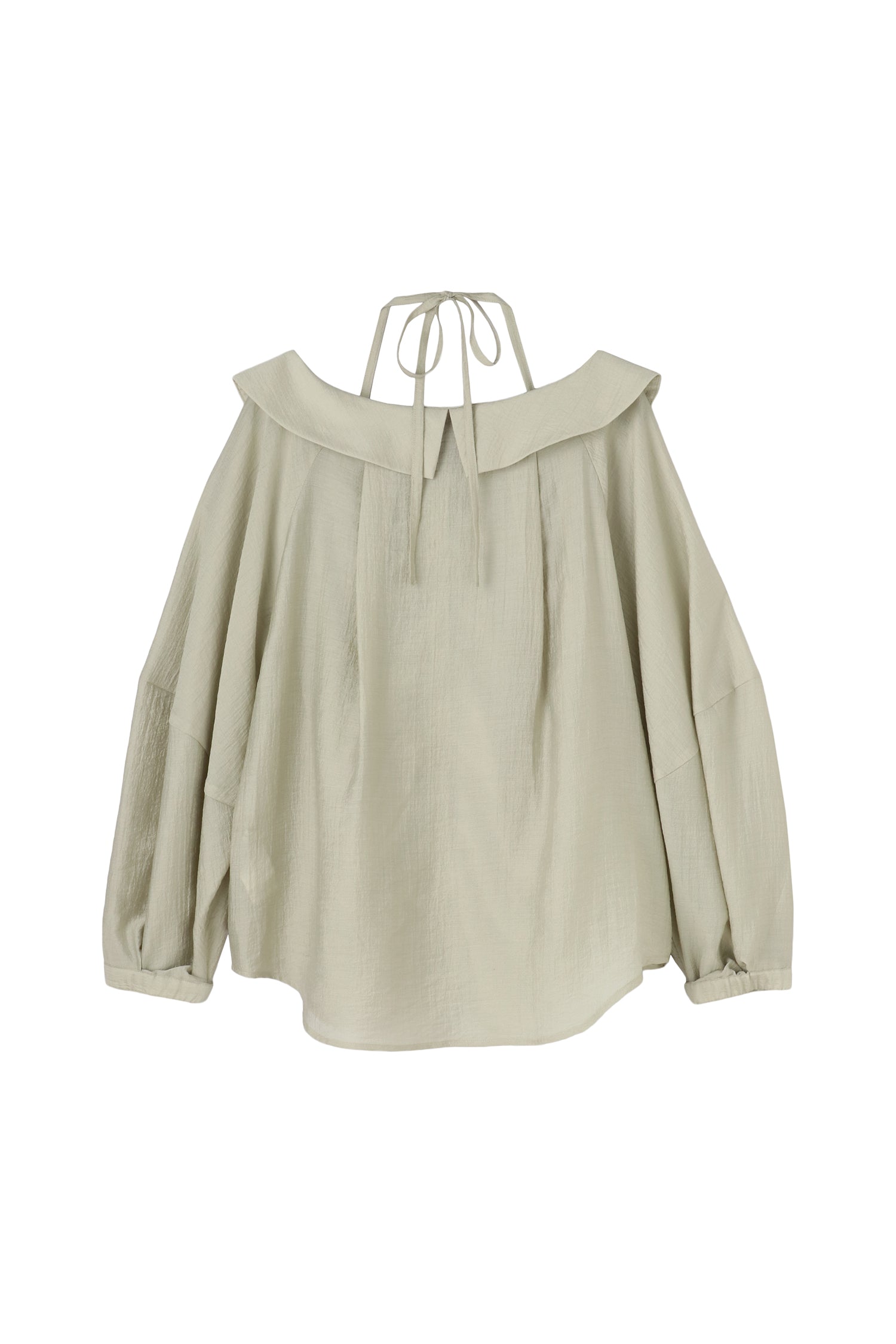 Sailor Collar Shirred Blouse
