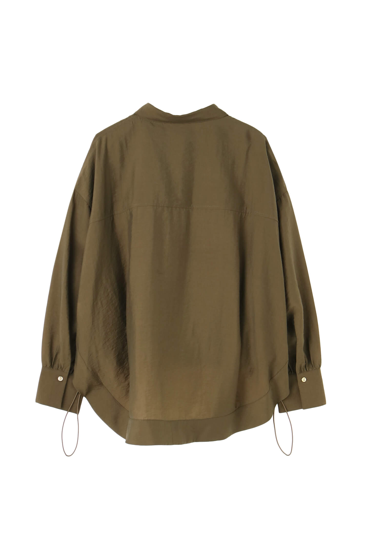 Sheer Collar Spindle Shirt