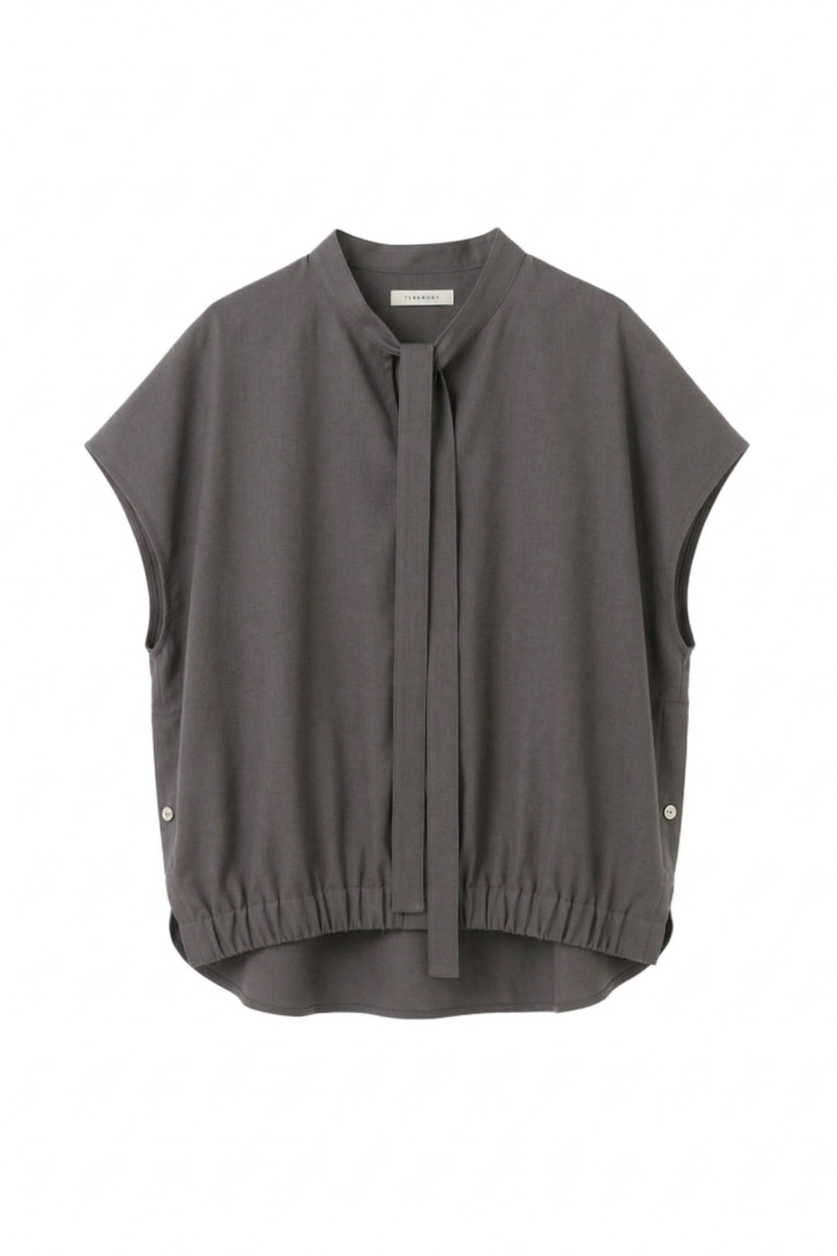 Bow-Tie French Sleeve Blouse