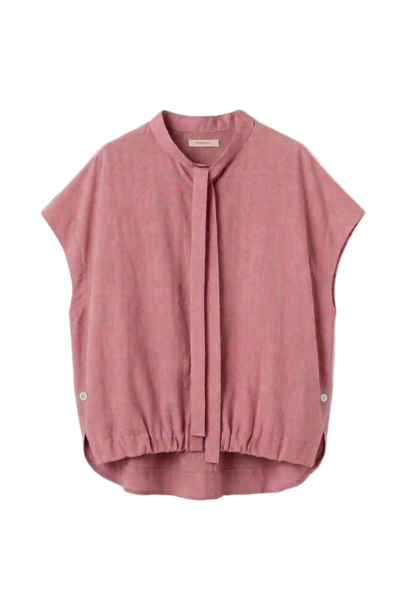 Bow-Tie French Sleeve Blouse