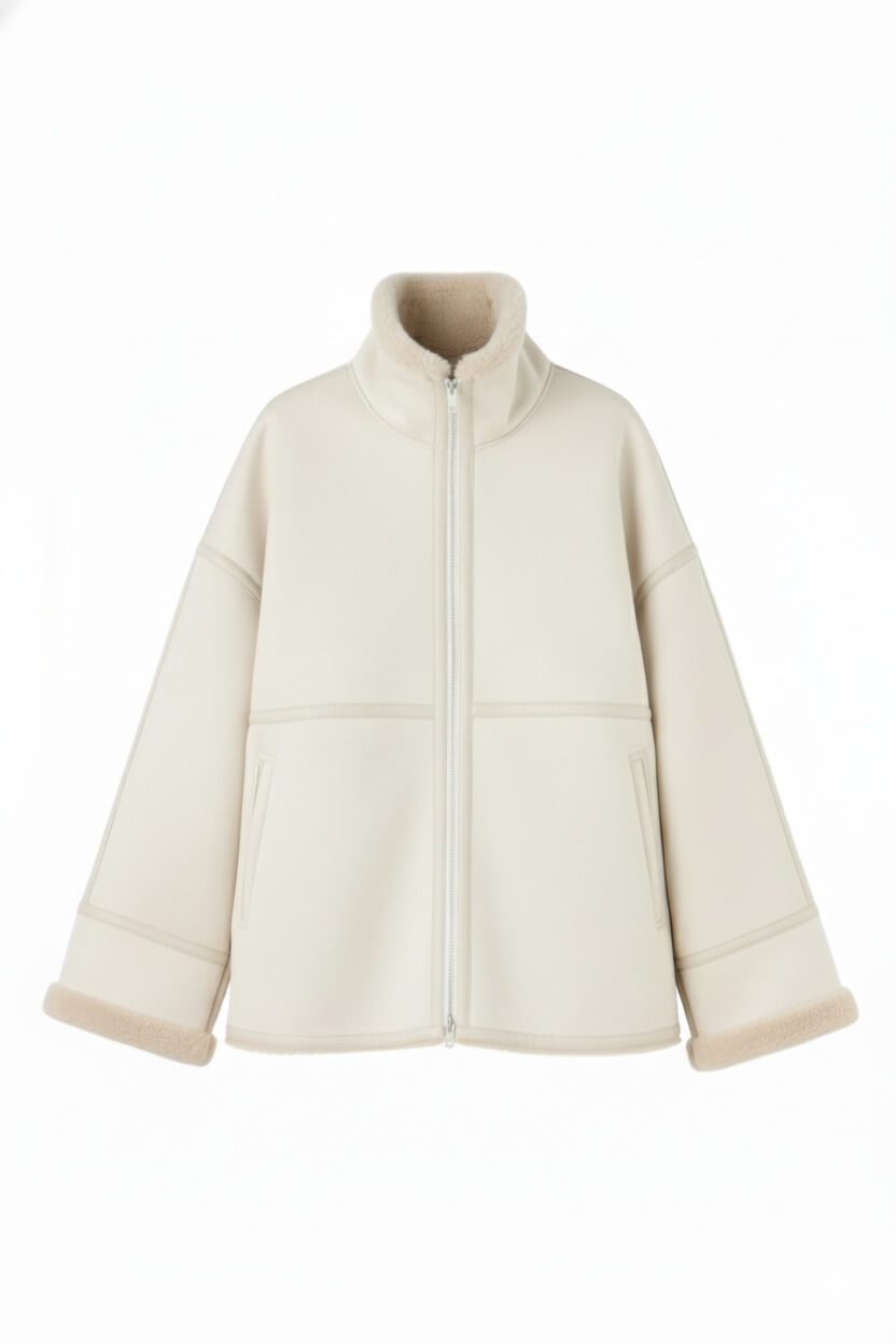 Fake Mouton Short Coat