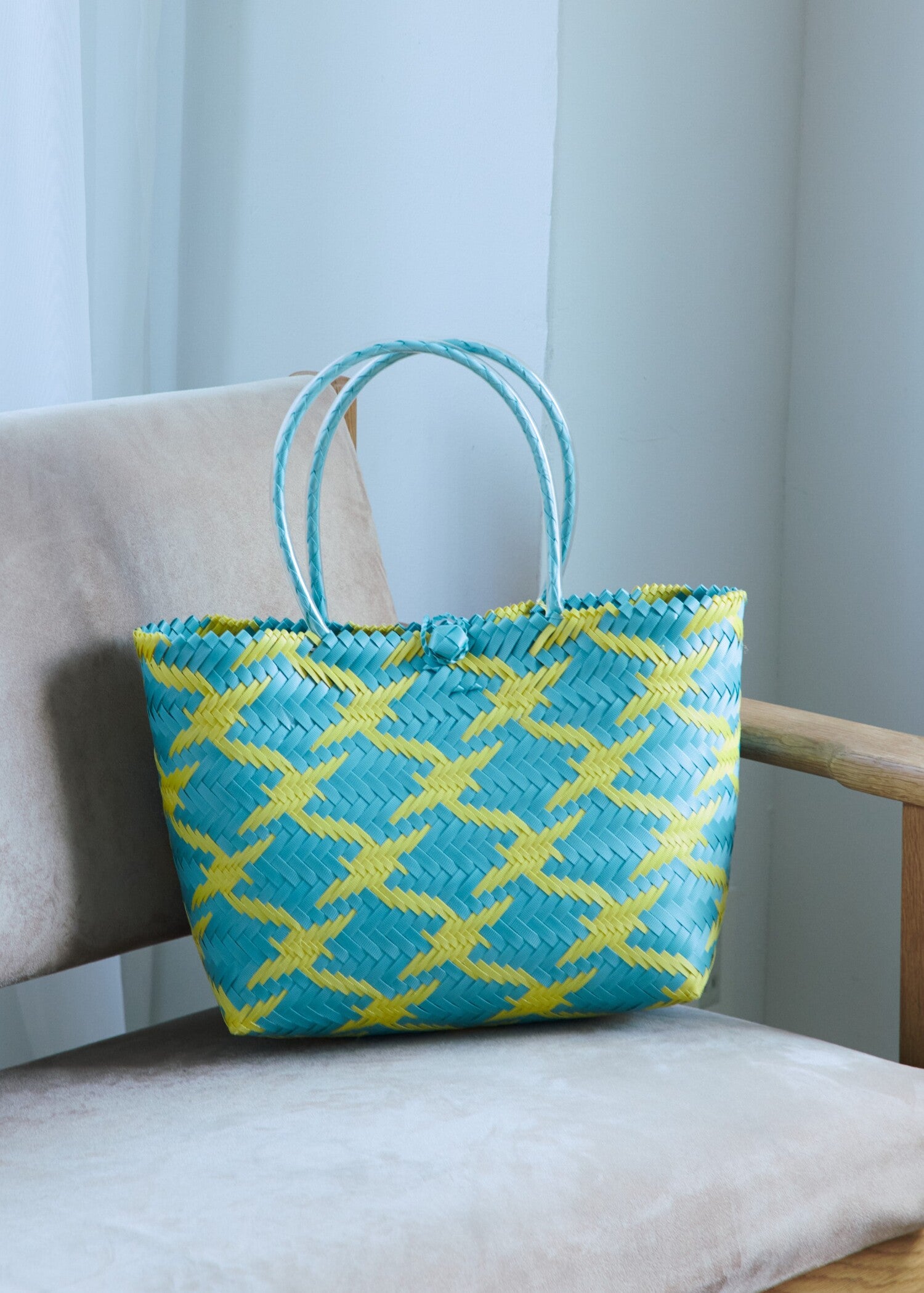 Diamond Pattern Market Bag