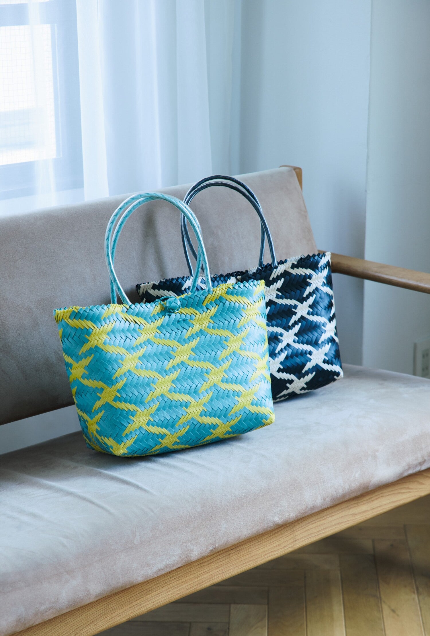 Diamond Pattern Market Bag