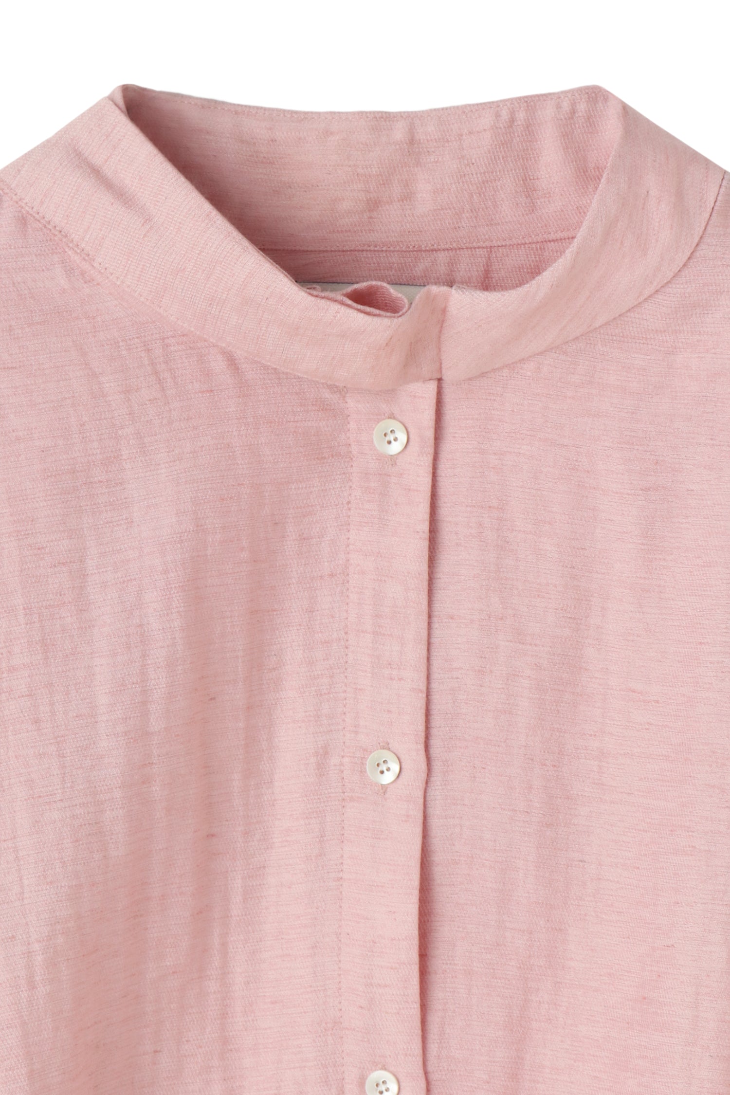 Tie-neck Drawstring Shirt