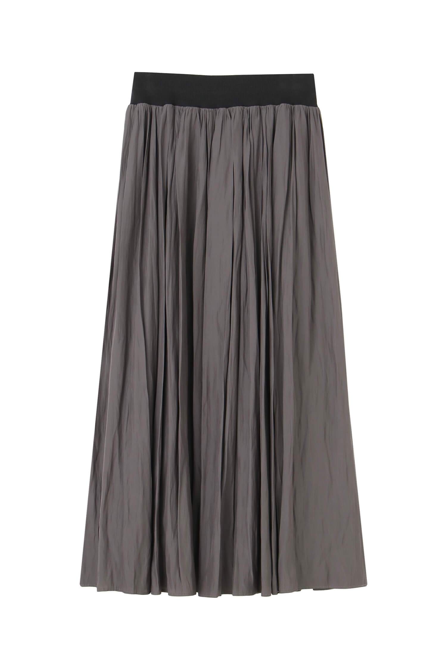 Waist Rib Gathered Skirt