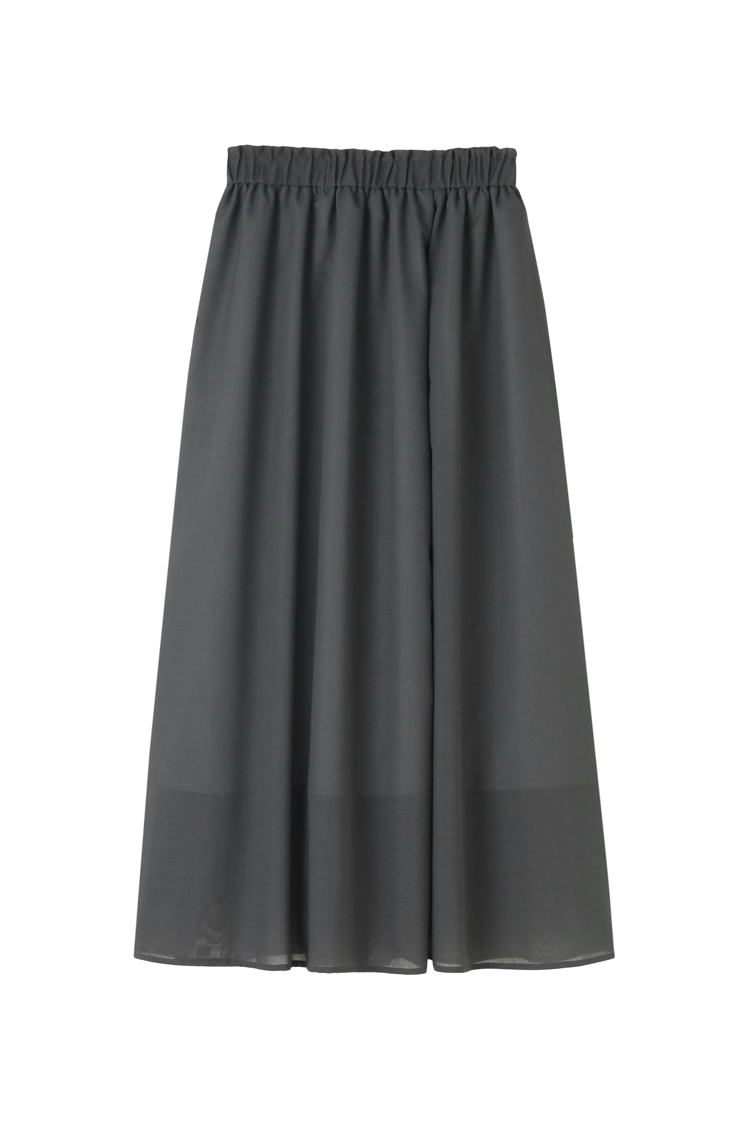 Fine Wool Gathered Skirt